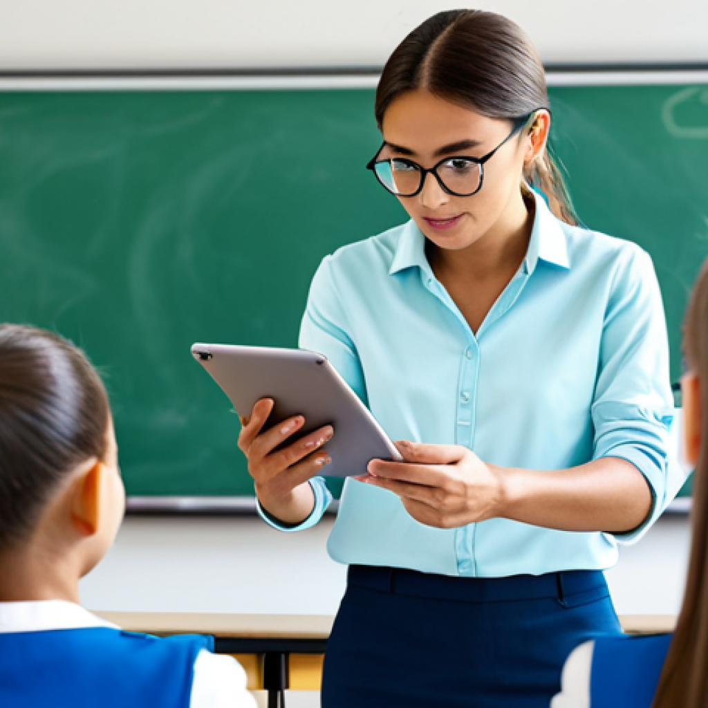 **

"A classroom scene with students wearing VR headsets, interacting with a virtual historical environment. The teacher is assisting a student, ensuring everyone is engaged. Classroom setting with desks and learning materials, bright and welcoming atmosphere, fully clothed students in school uniforms, appropriate content, safe for work, perfect anatomy, natural proportions, family-friendly, professional educational setting."

**