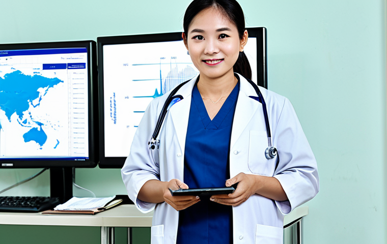 혼합현실 교육을 위한 전문가 팁 - **Subject:** A young Vietnamese student in a traditional *ao dai* (long tunic dress) studying dilige...