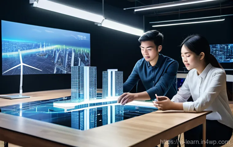 혼합현실 교육에서의 시각적 학습 전략 - **Prompt 1: Vietnamese Medical Student Interacting with a Holographic Heart**
    A young Vietnamese...