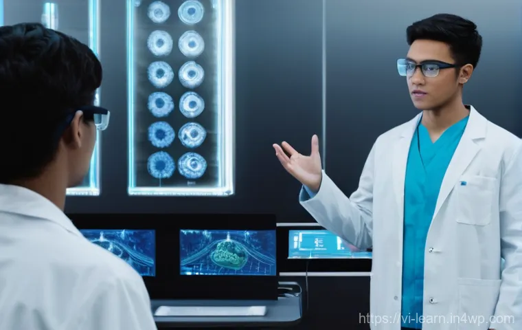 혼합현실 교육의 참여형 학습 모델 - **Prompt 1: Immersive Space Exploration in a Classroom**
    A vibrant, medium shot of a diverse gro...